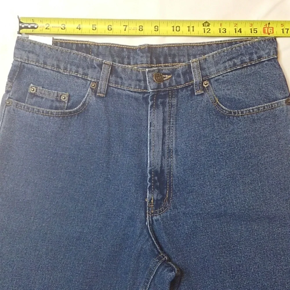 Full Blue Classic Fit Straight Cotton Denim Blue Jeans NWT 34 X 32